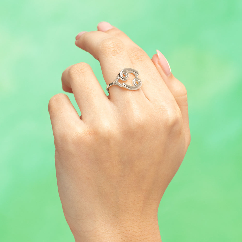 Cancer Hotglyph Silver