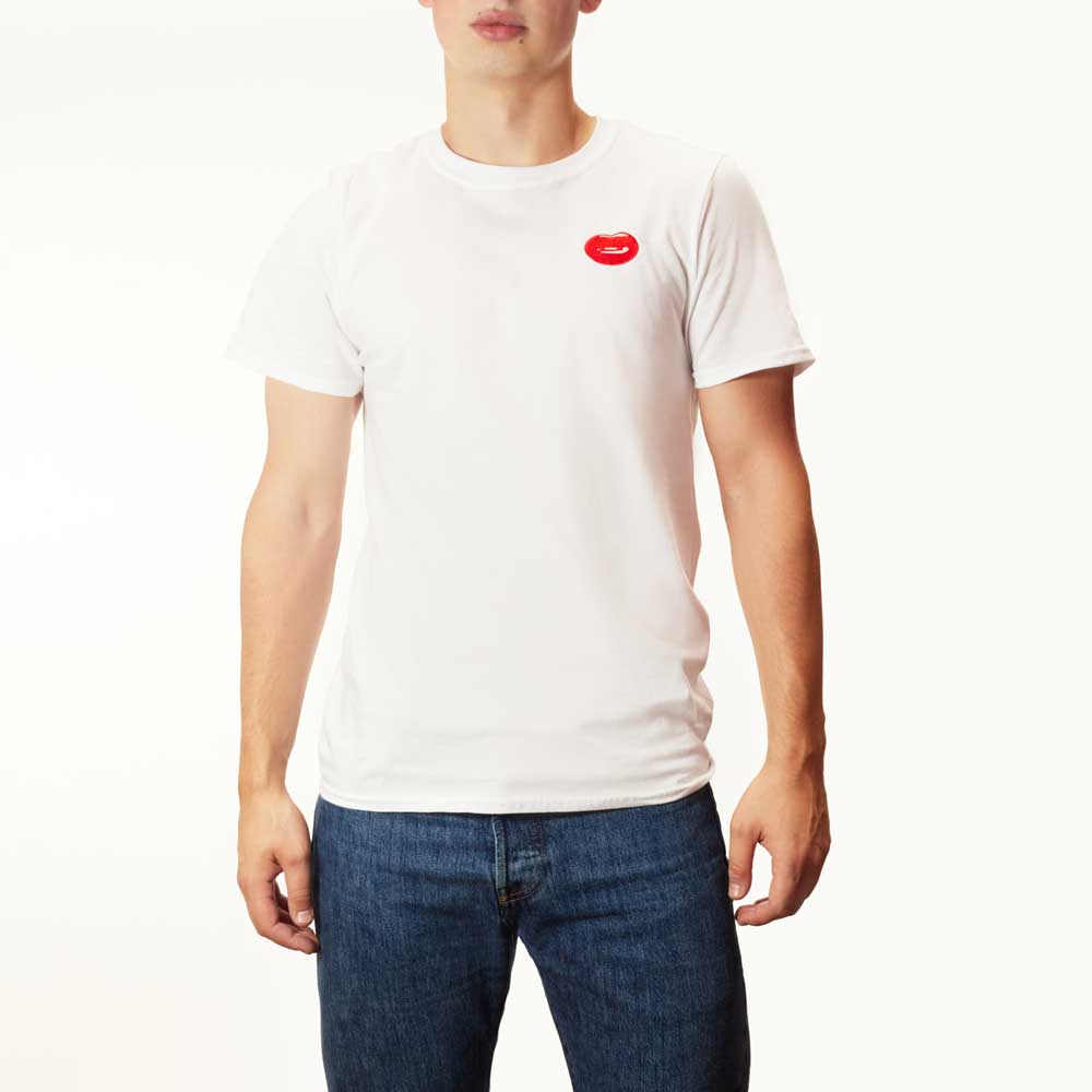 Hotlips T-Shirt on Male model