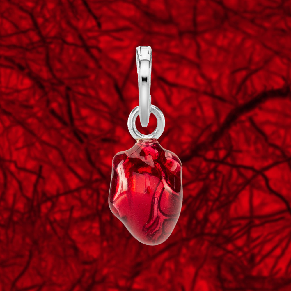 Anatomical Heart Charm