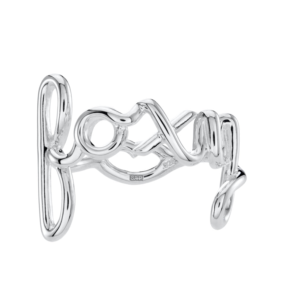 Foxy Hotscripts Ring Silver Hotlips By Solange 