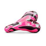 Neon Pink Tiger Hotlips Ring Silver and Enamel by Solagne Azagury-Partridge side view