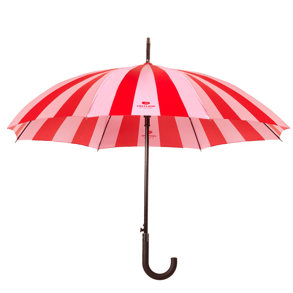 Hot lips by Solange Jolly Brolly umbrella red and pink 