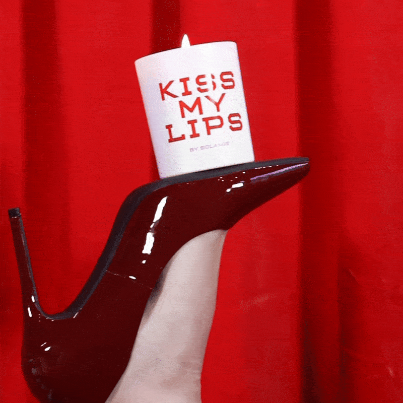 Kiss My Lips Candle