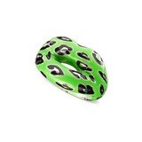 Neon Green Leopard Enamel Hotlips Lip Shaped Ring by Solange Azagury-Partridge Angled View