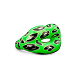 Neon Green Leopard Enamel Hotlips Lip Shaped Ring by Solange Azagury-Partridge Angled View