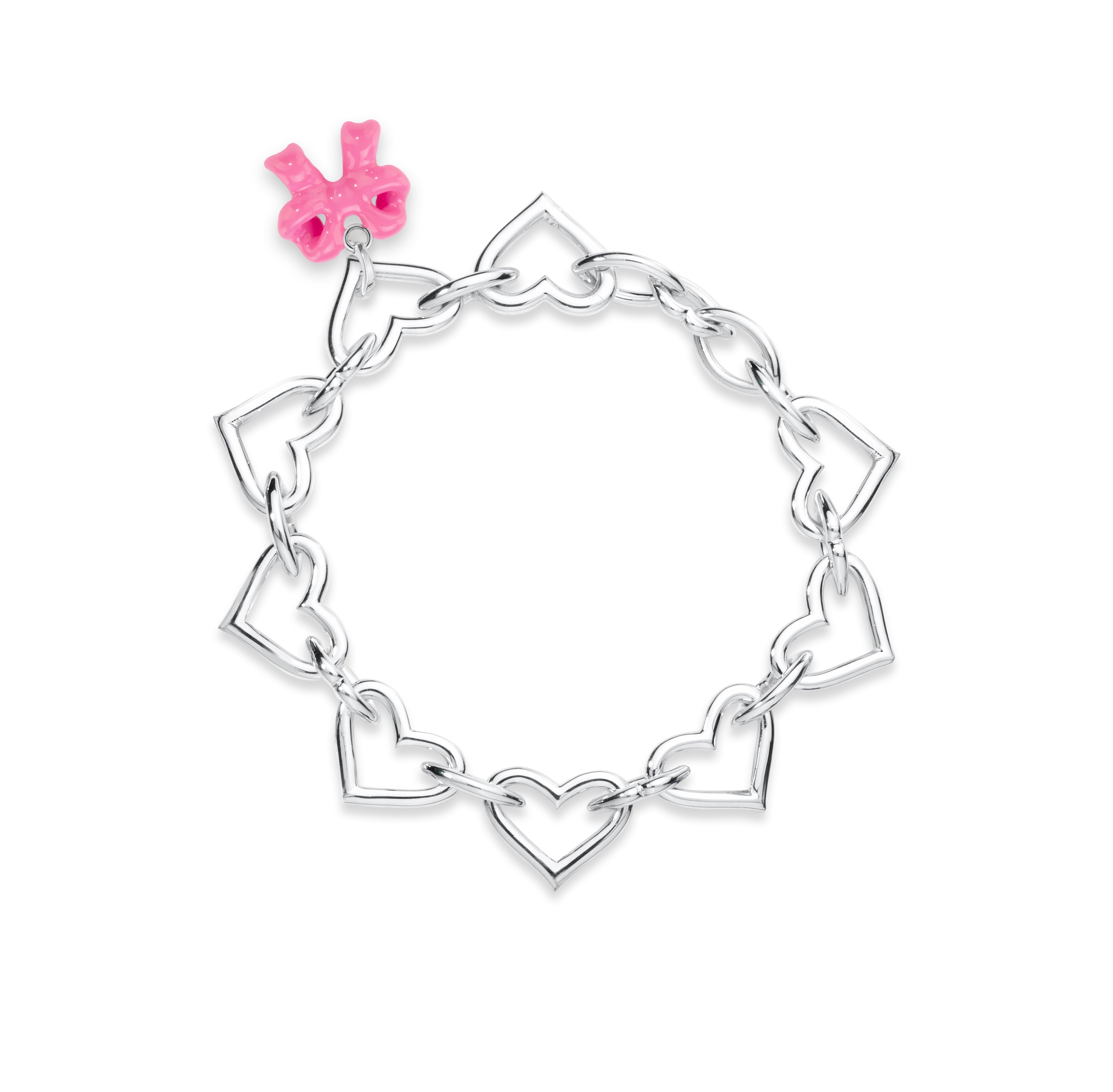 Lots of Love and Kisses Bracelet Silver