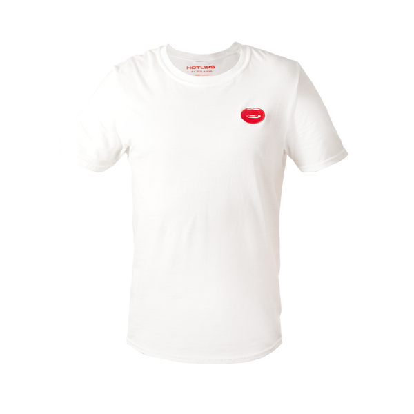 Hotlips T Shirt Flat Product Image White