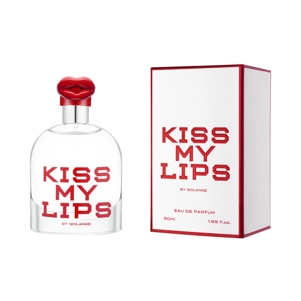 Kiss My Lips by Solange perfume and box front view