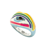 Trompe L'oeil Eye Hotlips Ring by Solange side view