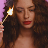 Kiss my Lips Candle by Solange Azagury-Partridge Video of Being Lit By Model